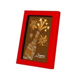 Chocolade tablet Oud & Nieuw met logo