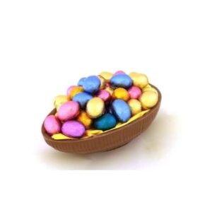 Chocolade ei gevuld met eitjes