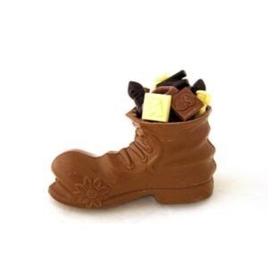 Chocolade schoen met sint chocolade