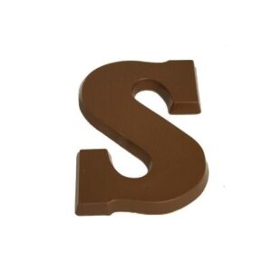 Chocoladeletter groot (17 cm hoog!)