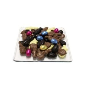 Floran Paas chocolade glas schaal