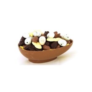 Groot half ei met Paas chocolade