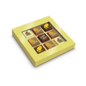 Pralines Vrolijk Pasen 9PP goud
