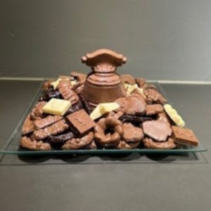 Merry Christmas plateau chocolade